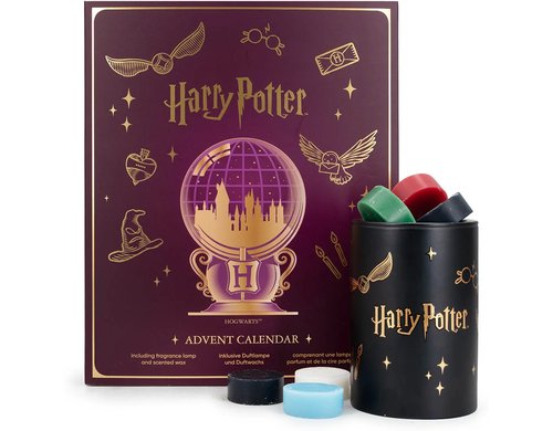 balthasar Adventskalender Harry Potter 27x22cm, Duftlampe & 24 Duftwachs