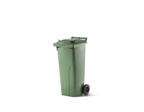 Verwo Kunststoffcontainer 140l Grün, mit Deckel
