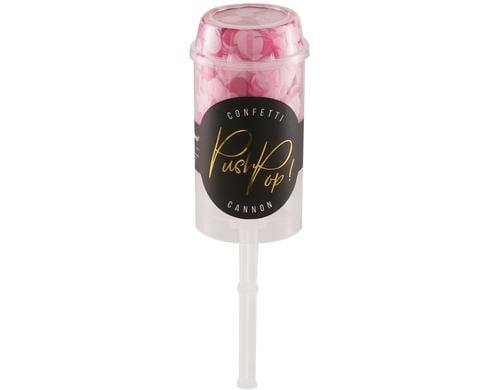 Partydeco Push-Pop Konfetti pink Ø Konfettis: 8 mm