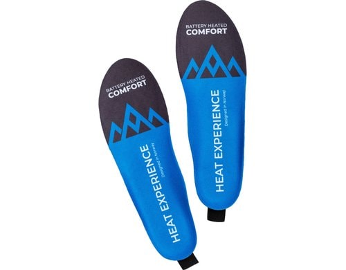 Heated Wireless Charging App Insoles blue, M
