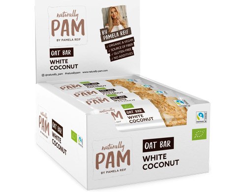 Bio Oat Bar - White Coconut 12 x 40 g