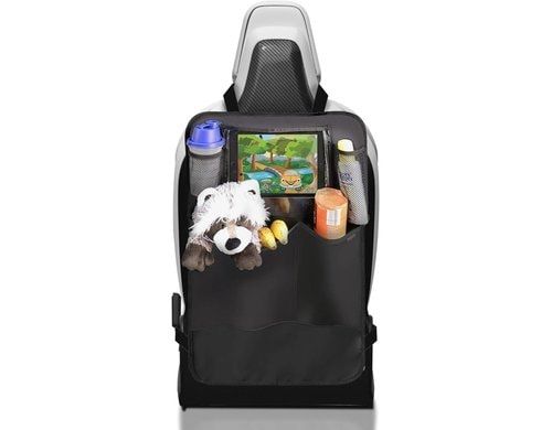 MyHappyRide Trittmatte Autositz Schoner Auto Rücksitz-Organizer