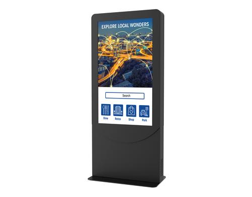 Peerless-AV KIPC2555B-3-EUK Kiosk 55, Back-to-Back 3, Portrait, Schw