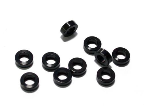 RC4WD Spacers M3 2mm, Schwarz, 10 Stück,