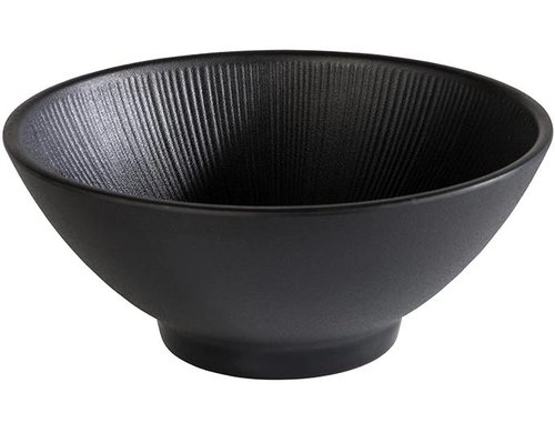 APS Bowl Nero Rund 0.9 Liter, Schwarz
