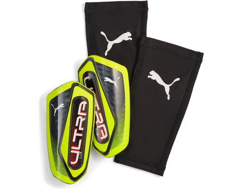 PUMA Shinguards ULTRA Flex Sleeve Grösse: L, Farbe: Gelb