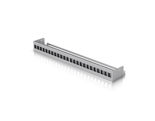 Ubiquiti UACC-RACK-PANEL-PB-24 24 Port Keystone Leerpanel, 1HE, weiss
