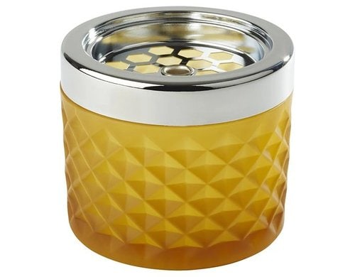 APS Windaschenbecher Nebula Ø 9,5 cm, H: 8 cm, Gelb