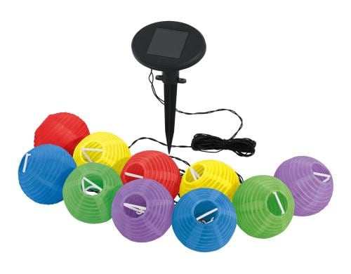 EGLO SOLAR Lichterkette bunt Solar / inkl.  10x LED 0,06W, Solar
