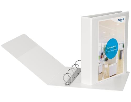 Biella Zeigebuch Creative PP XL 6 cm 4 Ring, weiss