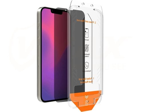 4smaPrivacy Glass und Anti-Dust-Set iPhone 16e / 14 / 13 / 13 Pro