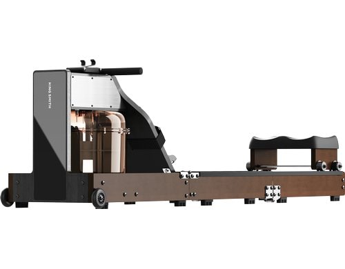 Kingsmith Rudergerät WM10 Walnuss, klappbar, Wasser/Magnetwiderstand