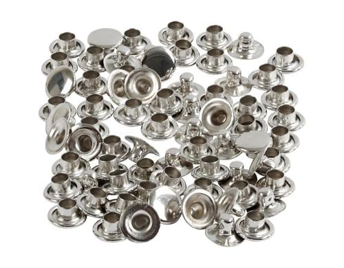 Creativ Company Nieten silber 50 Stück, 7 mm