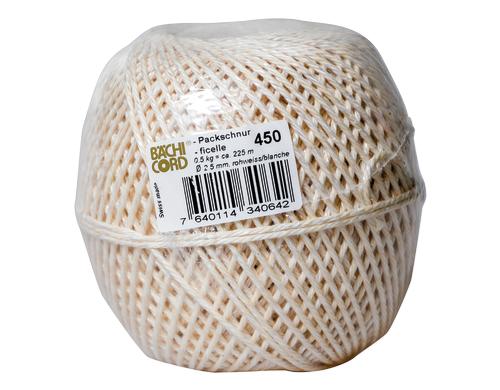 Bächi Cord Recycling-Schnur rohweiss Ø 2,5 mm  225 m