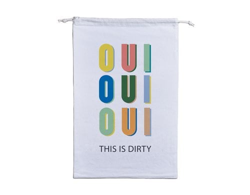 ChicMic Wäschesack - Oui Oui 40x60cm,  100% Bio Baumwolle