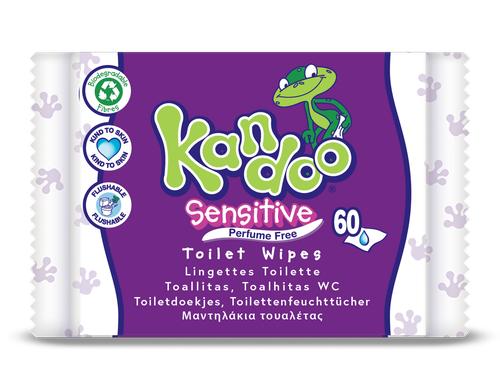 Kandoo Feuchttücher Sensitive 60 Stück