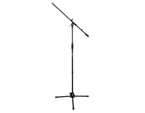 Bemero MS-9010BK Mikrofonstativ Bodenstativ mit Boom Arm, Höhe: 980-1680mm