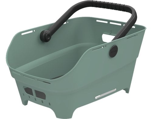 Basil Cento Neo MIK grün Gepäckträgerkorb, 21 L, 46x23x14cm