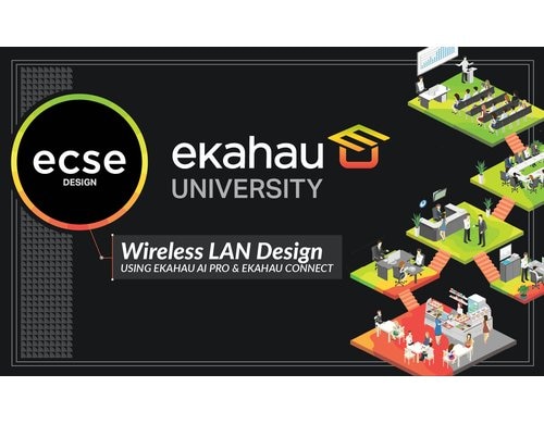 Ekahau ECSE Design Class Online  CLASS Online 4-Tage Kurs, bis 12 Personen