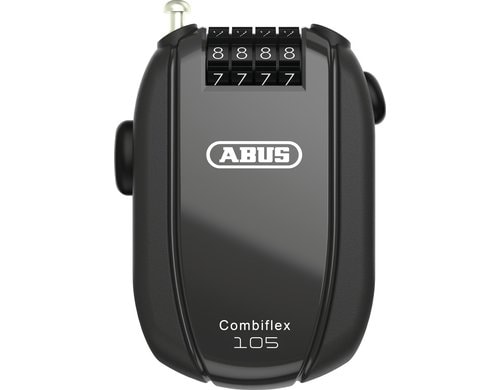 Abus Combiflex Rest 105 Code Kabelschloss, ohne Halter schwarz