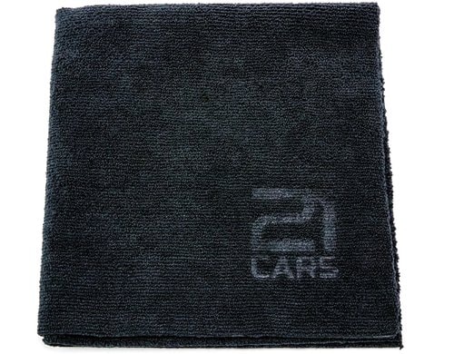 3er Set Edgeless Towel 40x40cm , 350 GSM , Schwarz