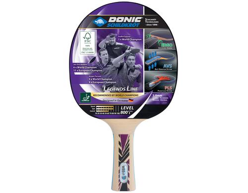 DONIC Schildkröt  TT-Schläger Legends 800 Schwammstärke: 2.0 mm