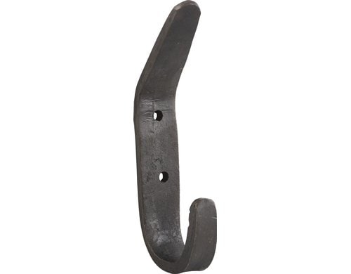 House Doctor Wandhaken Forged Länge: 12 cm, Eisen, Schwarz
