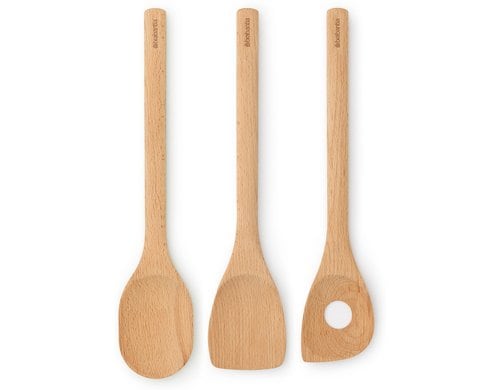 Brabantia Küchenhelfer Set 3-teilig Buchenholz aus China