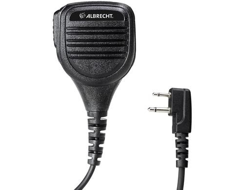 Albrecht SM600 Lautsprecher mit Mikrofon für Funkgeräte mit Anschluss 2.5/3.5mm