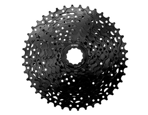 KMC Kassette, 10-fach, 11-42 Velokassette, schwarz