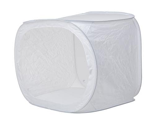 Dörr Aufnahmebox faltbar 150x150cm weiss inkl. 4 farbige Hintergründe