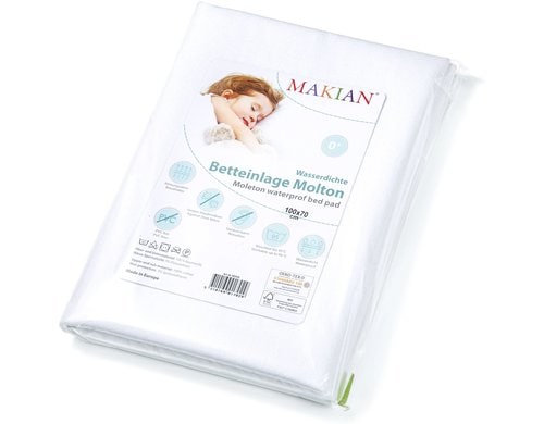Makian Wasserd. Matratzenauflage 70x100cm 1-er pack Weiss