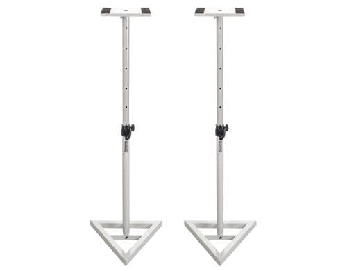 Bemero SMS-9030WH Studiomonitorstativ Paar Für Nahfeldmonitore, Höhe: 690-1300mm, Paar