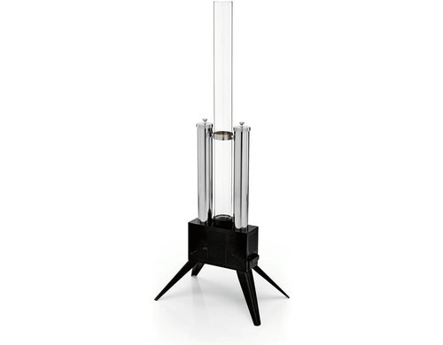 LANDMANN Pellet-Fackel 135cm schwarz/Edelstahl