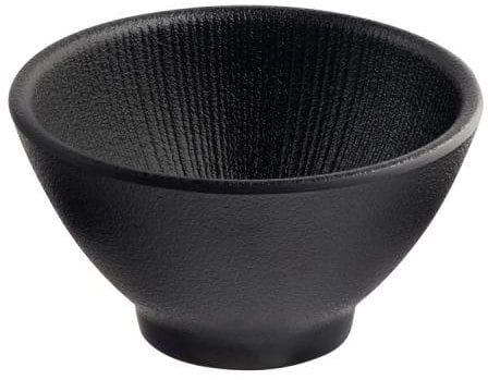 APS Bowl Nero Rund 0.15 Liter, Schwarz