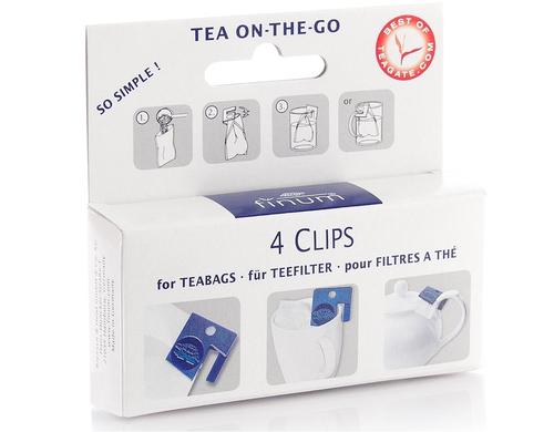 Finum Clips Teefilterhalterungen 4 Stück