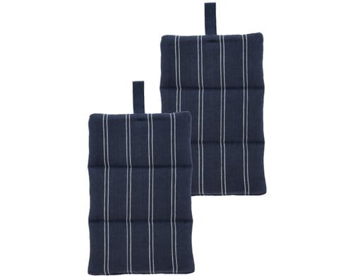Södahl Topflappen 15 x 23 cm 2 Stck. Harmony, Navy blue