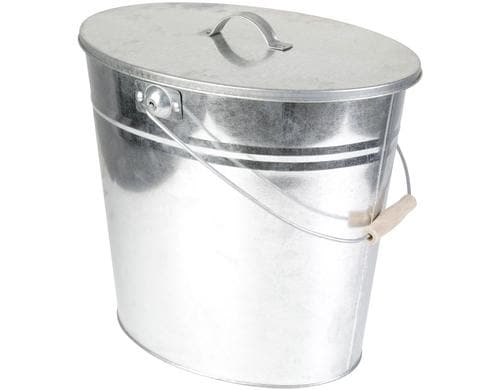 Ascheeimer verzinkt 24 Liter