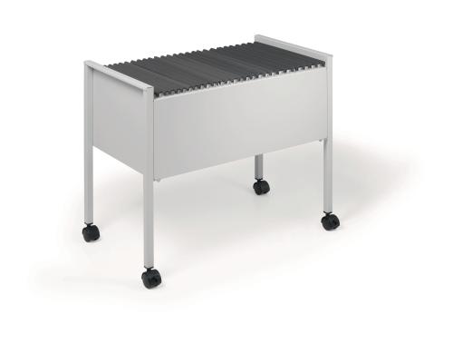 Durable Hängemappenwagen Economy 80 A4 Hängemappen A4 mit 4 Rollen, grau