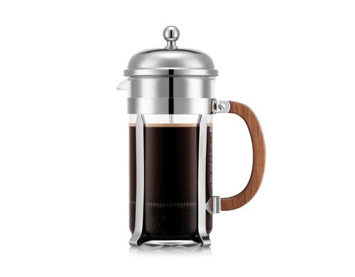 Bodum Chambord Kaffeebereiter 8 Tassen Holzgriff, 1 Liter