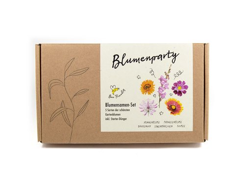 Anzucht Blumenparty 5 Sorten Gartenblumen
