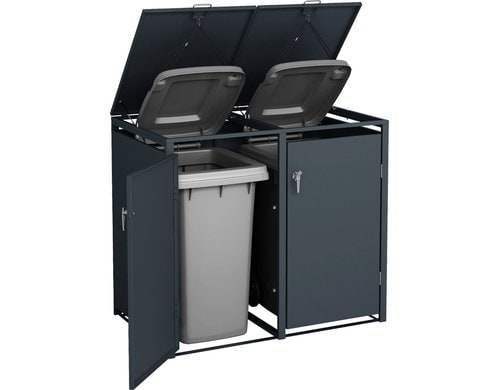 Mülltonnenbox für  2x 60L/120L/240L 2x 60L/120L/240L