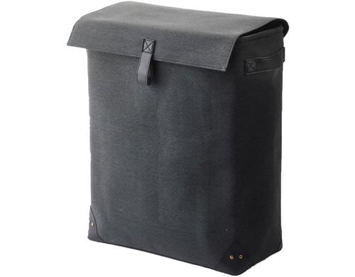 Aquanova Wäschekorb Arian, Dunkelgrau 50x26x60 cm, 75 L, Baumwolle, Polyester