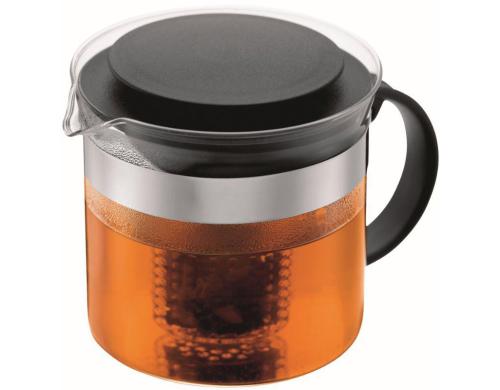 Bodum Bistro Nouveau Teebereiter schwarz, Fassungsvermögen 1.0 Liter