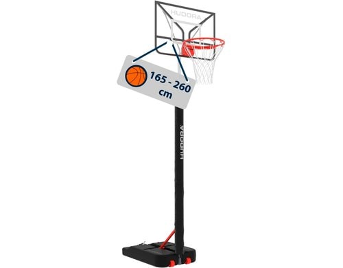 Hudora Basketballständer Roco 205/260 grau