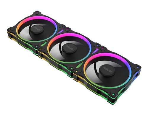 ASUS PRIME MR120 FAN ARGB REVERSE BLK 3IN1 120x120x28mm, PWM, 1600rpm, max. 21 dB