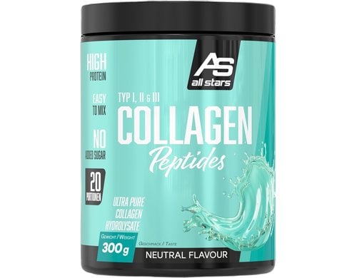 All Stars Collagen Peptide Pulver 300g Dose