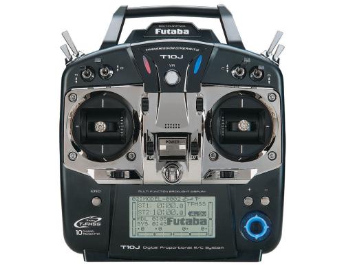 Futaba Handsender T10J-R3008SB 2.4GHz Set für Flugzeug und Heli, 10-Kanal
