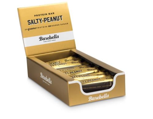 Barebells Riegel Protein Bar, Salty Peanut Box mit 12 Riegeln