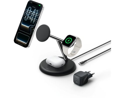 BELKIN UltraCharge 25W Qi2 25W Qi2 3-in-1 Schwarz